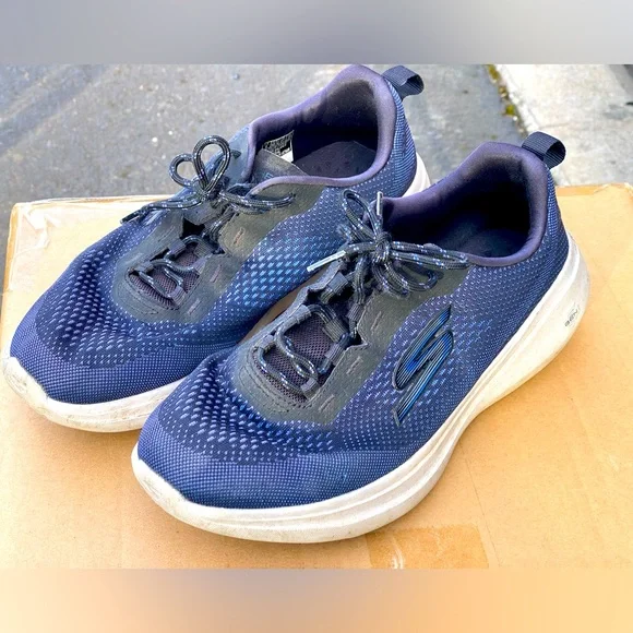 Skechers Shoes Skechers 555 Go Run Fast Arco Mens Blue